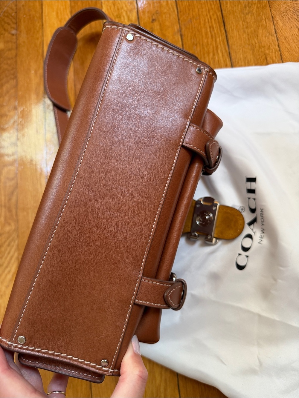 Coach Western Tabby Burnished Amber - Picture 10 of 15
